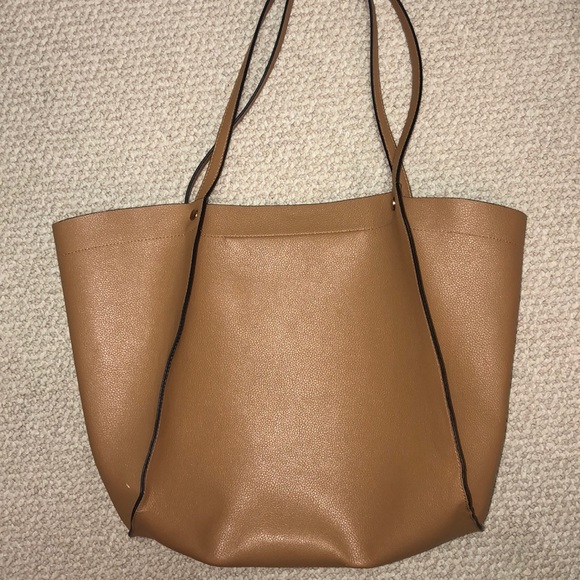 h&m tan bag